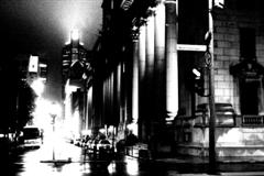 Bd René Levesque, rainy night